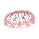 Maxbell 12Pcs Shower Curtain Hooks Dorm Housewarming Bowknot Decorative Hanger Rings