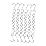 Maxbell 6 Pieces Clothing Chain Hangers Rotating Sturdy Compact Space Saving Hangers