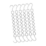 Maxbell 6 Pieces Clothing Chain Hangers Rotating Sturdy Compact Space Saving Hangers