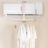 Maxbell Folding Clothes Hanger Versatile Hanging Holder for Dorm Living Room Pink