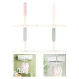 Maxbell Folding Clothes Hanger Versatile Hanging Holder for Dorm Living Room Pink