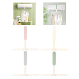 Maxbell Folding Clothes Hanger Versatile Hanging Holder for Dorm Living Room Pink