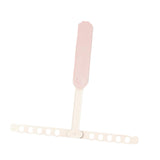 Maxbell Folding Clothes Hanger Versatile Hanging Holder for Dorm Living Room Pink