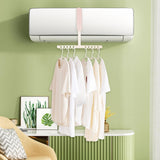 Maxbell Folding Clothes Hanger Versatile Hanging Holder for Dorm Living Room Pink