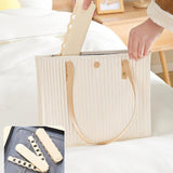 Maxbell Folding Clothes Hanger Versatile Hanging Holder for Dorm Living Room Beige