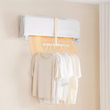Maxbell Folding Clothes Hanger Versatile Hanging Holder for Dorm Living Room Beige