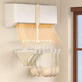 Maxbell Folding Clothes Hanger Versatile Hanging Holder for Dorm Living Room Beige