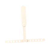 Maxbell Folding Clothes Hanger Versatile Hanging Holder for Dorm Living Room Beige