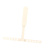 Maxbell Folding Clothes Hanger Versatile Hanging Holder for Dorm Living Room Beige