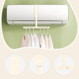 Maxbell Folding Clothes Hanger Versatile Hanging Holder for Dorm Living Room Beige
