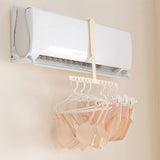 Maxbell Folding Clothes Hanger Versatile Hanging Holder for Dorm Living Room Beige