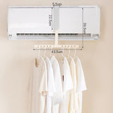 Maxbell Folding Clothes Hanger Versatile Hanging Holder for Dorm Living Room Gray