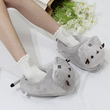 Maxbell Plush Animal Slippers House Slippers Warm Comfortable Anti Slip for Women