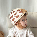 Maxbell Baby Helmet No Bumps Lightweight Soft Cushion Cap for 1 Year Old Bear