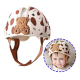 Maxbell Baby Helmet No Bumps Lightweight Soft Cushion Cap for 1 Year Old Bear