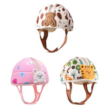 Maxbell Baby Helmet No Bumps Lightweight Soft Cushion Cap for 1 Year Old Bear