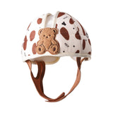 Maxbell Baby Helmet No Bumps Lightweight Soft Cushion Cap for 1 Year Old Bear