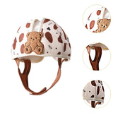 Maxbell Baby Helmet No Bumps Lightweight Soft Cushion Cap for 1 Year Old Bear