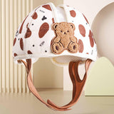 Maxbell Baby Helmet No Bumps Lightweight Soft Cushion Cap for 1 Year Old Bear