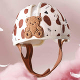 Maxbell Baby Helmet No Bumps Lightweight Soft Cushion Cap for 1 Year Old Bear