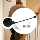 Maxbell Wall Handrail Outdoors for Elderly Kids Versatile with Screw Stairs Grab Bar
