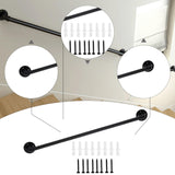 Maxbell Wall Handrail Outdoors for Elderly Kids Versatile with Screw Stairs Grab Bar