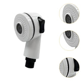 Maxbell Shower Head Water Massage 2 Mode Multi Function Faucet for Home SPA Bathroom white