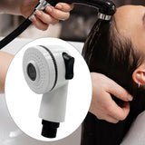 Maxbell Shower Head Water Massage 2 Mode Multi Function Faucet for Home SPA Bathroom white