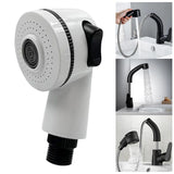 Maxbell Shower Head Water Massage 2 Mode Multi Function Faucet for Home SPA Bathroom white