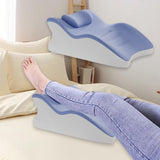 Maxbell Leg Elevate Pillow Waist Support Sit up Pillow for Lounging Watching TV Home with small pillow