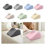 Maxbell Face Down Pillow Memory Foam Wedge Prone Pillow for Lounging Watching Movies dark gray