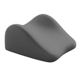 Maxbell Face Down Pillow Memory Foam Wedge Prone Pillow for Lounging Watching Movies dark gray