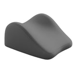 Maxbell Face Down Pillow Memory Foam Wedge Prone Pillow for Lounging Watching Movies dark gray