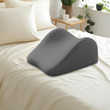 Maxbell Face Down Pillow Memory Foam Wedge Prone Pillow for Lounging Watching Movies dark gray
