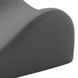 Maxbell Face Down Pillow Memory Foam Wedge Prone Pillow for Lounging Watching Movies dark gray