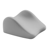 Maxbell Face Down Pillow Memory Foam Wedge Prone Pillow for Lounging Watching Movies gray