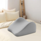 Maxbell Face Down Pillow Memory Foam Wedge Prone Pillow for Lounging Watching Movies gray