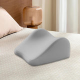 Maxbell Face Down Pillow Memory Foam Wedge Prone Pillow for Lounging Watching Movies gray
