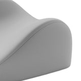 Maxbell Face Down Pillow Memory Foam Wedge Prone Pillow for Lounging Watching Movies gray