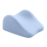 Maxbell Face Down Pillow Memory Foam Wedge Prone Pillow for Lounging Watching Movies blue
