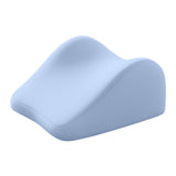 Maxbell Face Down Pillow Memory Foam Wedge Prone Pillow for Lounging Watching Movies blue