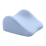 Maxbell Face Down Pillow Memory Foam Wedge Prone Pillow for Lounging Watching Movies blue