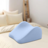 Maxbell Face Down Pillow Memory Foam Wedge Prone Pillow for Lounging Watching Movies blue