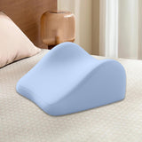 Maxbell Face Down Pillow Memory Foam Wedge Prone Pillow for Lounging Watching Movies blue