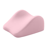 Maxbell Face Down Pillow Memory Foam Wedge Prone Pillow for Lounging Watching Movies pink