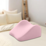 Maxbell Face Down Pillow Memory Foam Wedge Prone Pillow for Lounging Watching Movies pink