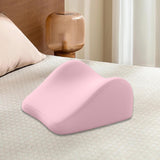 Maxbell Face Down Pillow Memory Foam Wedge Prone Pillow for Lounging Watching Movies pink