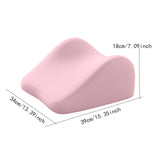 Maxbell Face Down Pillow Memory Foam Wedge Prone Pillow for Lounging Watching Movies pink