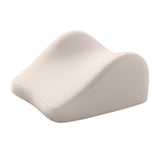 Maxbell Face Down Pillow Memory Foam Wedge Prone Pillow for Lounging Watching Movies beige
