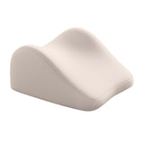 Maxbell Face Down Pillow Memory Foam Wedge Prone Pillow for Lounging Watching Movies beige